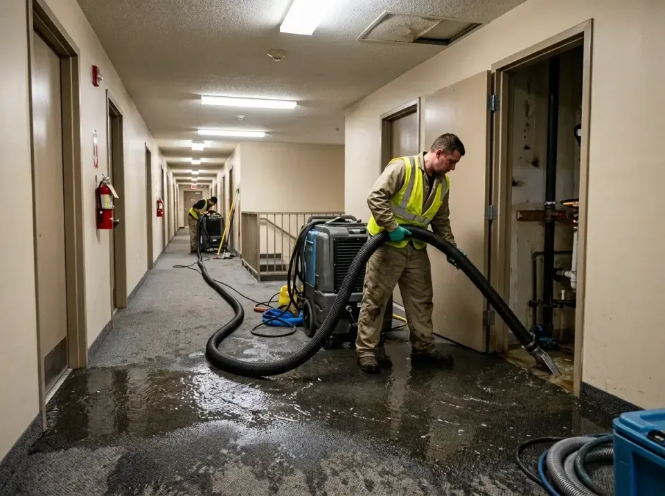 multi-unit-apartment-hallway-f-005 — frequently asked questions, Emergency Burst Pipe Water Extraction & Removal in Cape Gir…